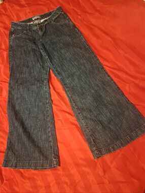 Volcom Women's Wide Leg Dark Indigo Jeans